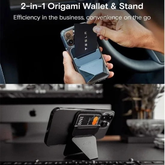 Custom Phone Stand - Wallet MagSafe Compatible - PURPLE